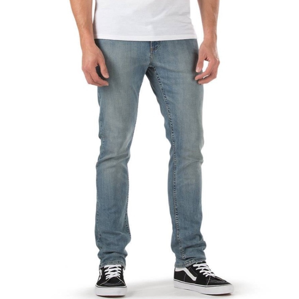 Vans V76 Skinny Jeans Light Wash Men’s Size 32 x 32
